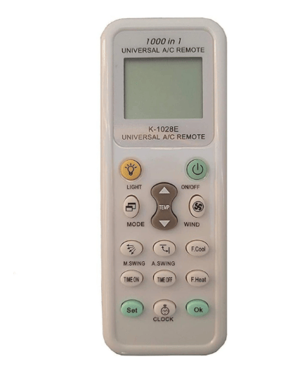 Universal 1000 in 1 A/C Remote Control with Dual sensors for Better Range Compatable with All Brands