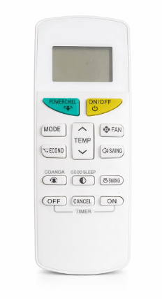Universal Air Conditioner Remote Control Compatible with Daikin AC, White | Universal Compatibility, Easy-to-Use Controls, Durable & Reliable, LCD Display, Timer Function