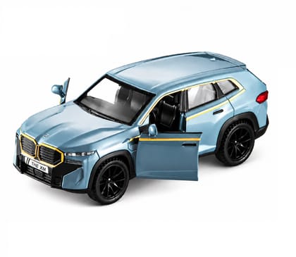 KTRS Enterprise DMW XM 1:32 Scale Die-Cast Alloy Model Car with Light, Sound, Pull-Back Action & Opening Doors | Metal Collectible Toy Car for Kids & Collectors