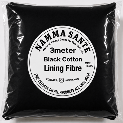 Black Cotton Lining Fabric, Black Cotton Inner Fabric, Black Cotton Astar Fabric, Black Cotton Lining Cloth, Black Cotton Garment Lining 3meter 