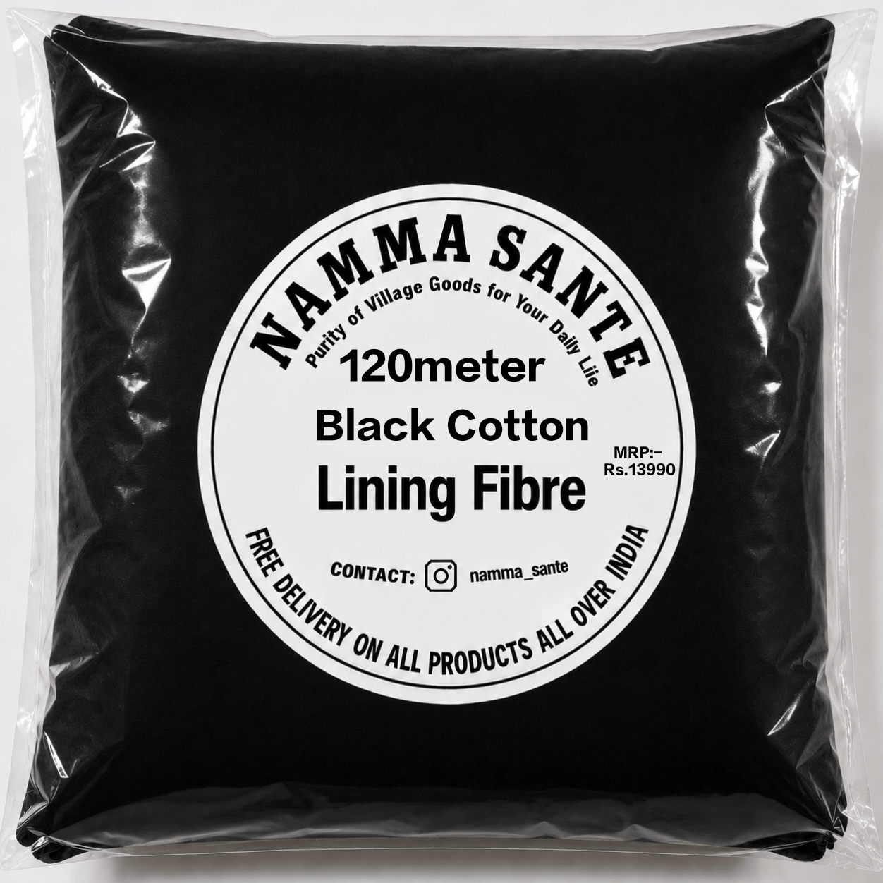 Black Cotton Lining Fabric, Black Cotton Inner Fabric, Black Cotton Astar Fabric, Black Cotton Lining Cloth, Black Cotton Garment Lining 120meter 