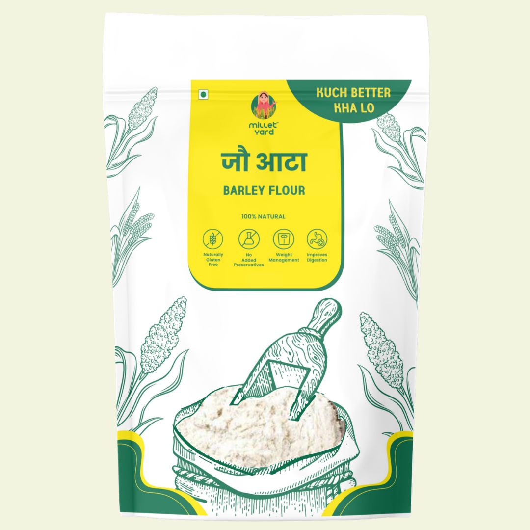 MILLET YARD Jau Atta | Jau Atta | Barley Flour | Gluten Free Atta