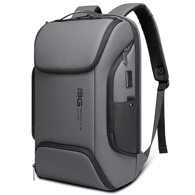 Red Lemon Bange Panther Waterresist Polyester Anti-Theft Unisex Travel Laptop Backpack For Men's And Women's With Usb Charging Port (Medium Size), 21 Litre