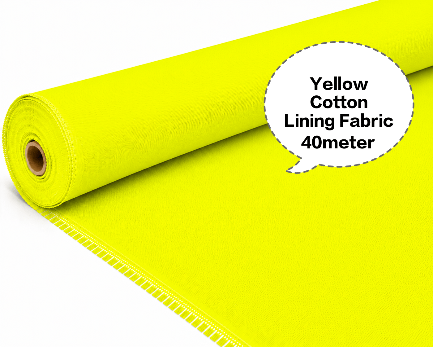 Yellow Cotton Lining Fabric, Yellow Cotton Inner Fabric, Yellow Cotton Astar Fabric, Yellow Cotton Lining Cloth, Yellow Cotton Garment Lining 40meter