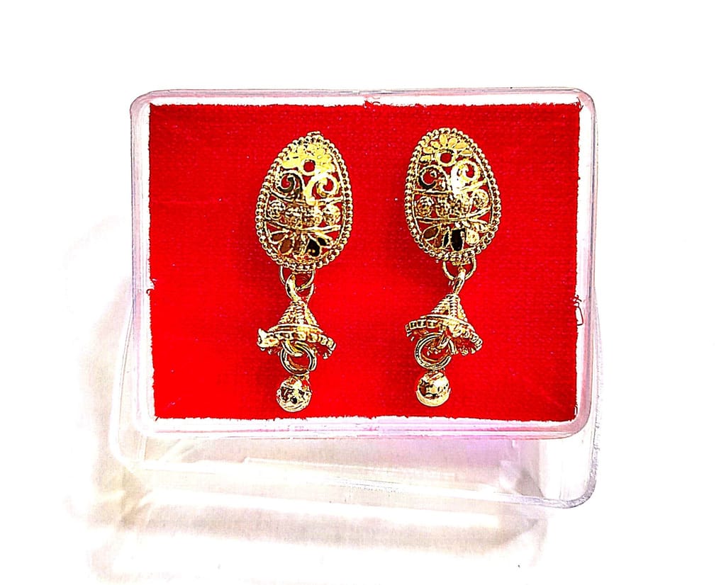 Golden Dangle and Drop Earrings
