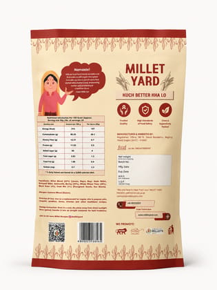 MILLET YARD Wholesome multigrain Atta | High Protien | MILLET YARD Wholesome multigrain Atta | High Protien |