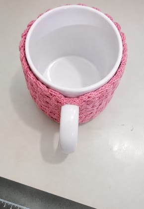 Handmade Crochet Mug Cozy Sleeve – Reusable Cup Warmer Cover