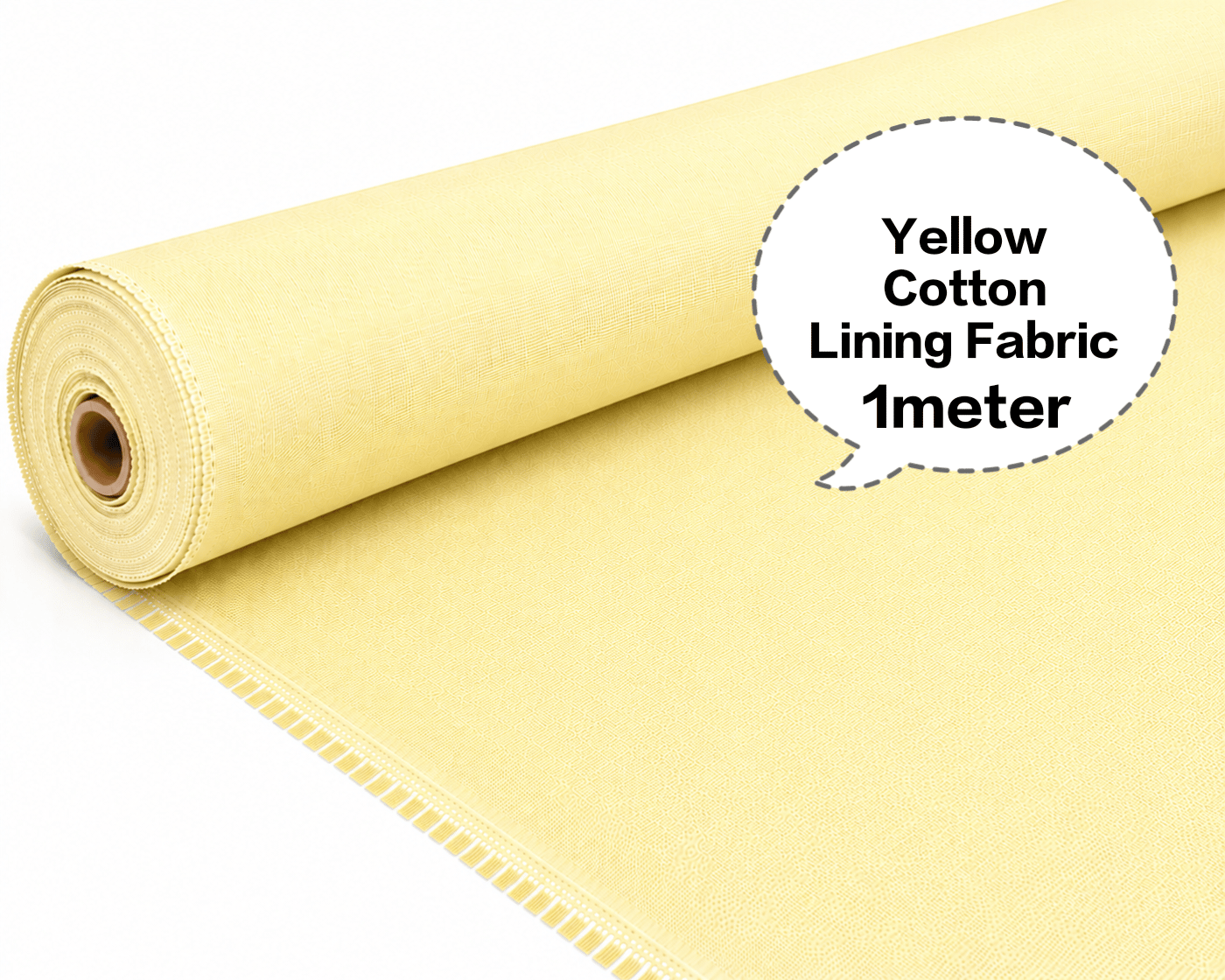 Yellow Cotton Lining Fabric, Yellow Cotton Inner Fabric, Yellow Cotton Astar Fabric, Yellow Cotton Lining Cloth, Yellow Cotton Garment Lining 1meter 