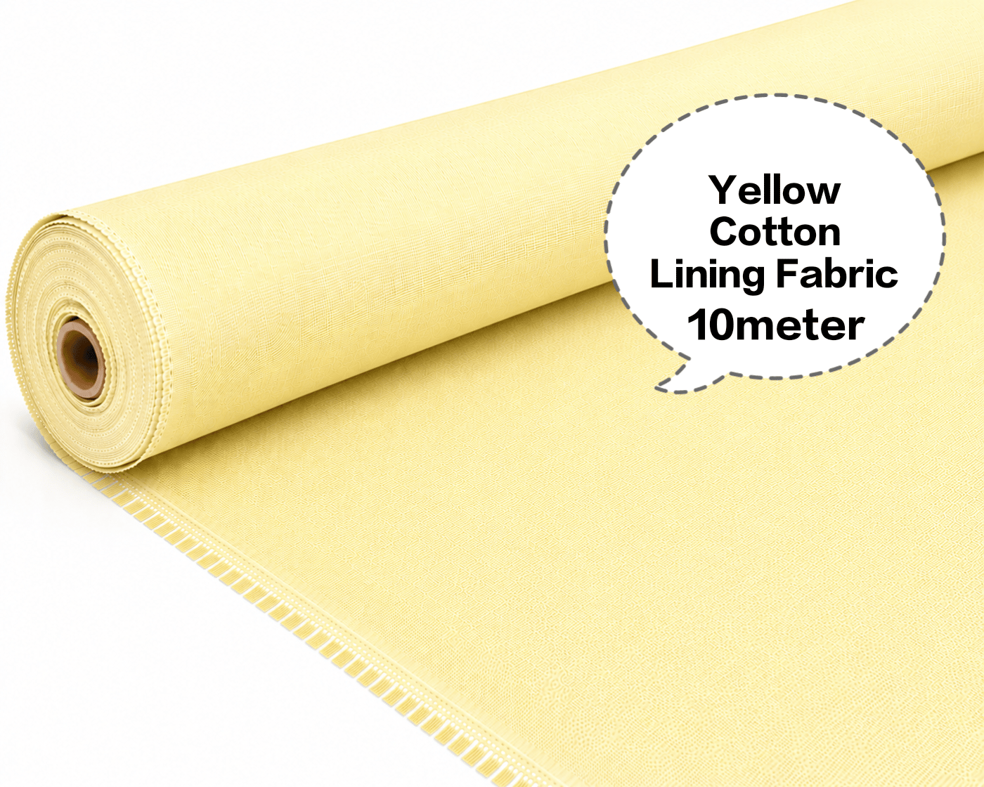 Yellow Cotton Lining Fabric, Yellow Cotton Inner Fabric, Yellow Cotton Astar Fabric, Yellow Cotton Lining Cloth, Yellow Cotton Garment Lining 10meter 