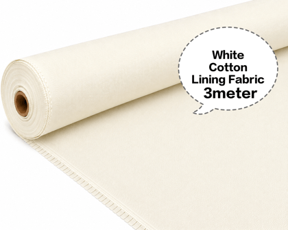 White Cotton Lining Fabric, White Cotton Inner Fabric, White Cotton Astar Fabric, White Cotton Lining Cloth, White Cotton Garment Lining 3meter White Cotton Lining Fabric, White Cotton Inner Fabric, White Cotton Astar Fabric, White Cotton Lining Cloth, White Cotton Garment Lining 3meter