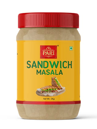 Pari Sandwich Masala Hand-Made Delicious Sandwich Masala|Aromatic Masala For Mouthwatering Sandwiches |Crunchy Street food Sandwich Masala | (Pack of 1 x 2000g) Pari Sandwich Masala Hand-Made Delicious Sandwich Masala|Aromatic Masala For Mouthwatering Sandwiches |Crunchy Street food Sandwich Masala | (Pack of 1 x 2000g)