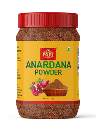 Pari Pure Anardana Powder | Dried Pomegranate Seed Powder | Peesa Anardana | (Pack of 1 x 1000g)
