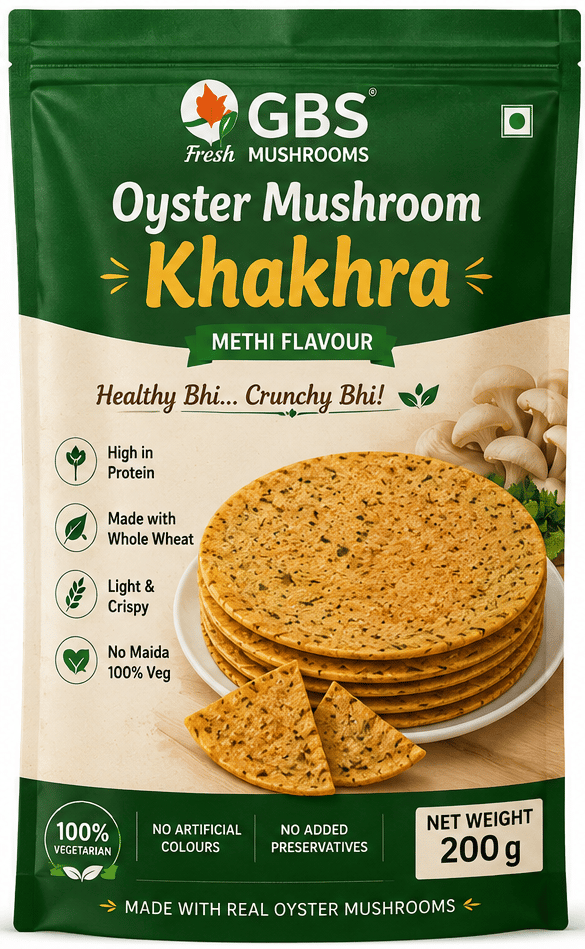 Mushroom Khakhra