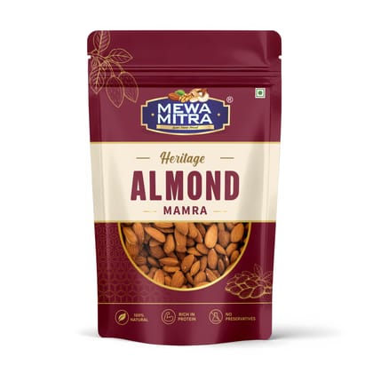 Mewa Mitra Premium Mamra Almonds 250g | Natural Mamra Badam | High Protein Dry Fruits