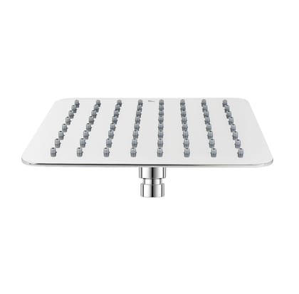 Colva (6x6 Inches) 304- Grade Stainless Steel Chrome Finish Overhead Shower