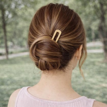 2 Pc U Shape Hair Pin Bun Stick