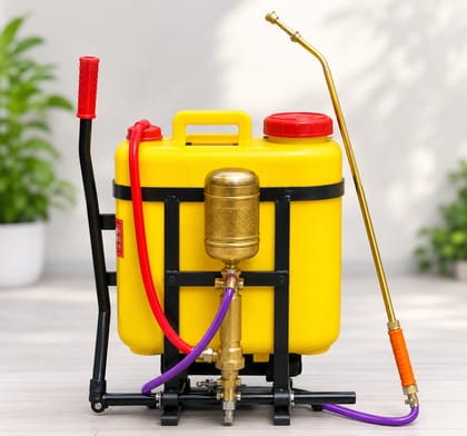 Manual Brass Pressure Knapsack Sprayer – Heavy Duty Agricultural Sprayer for Farming & Garden Use
