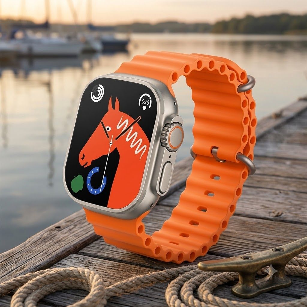 T800 Ultra HD Display Smart Watch & Wireless Charger