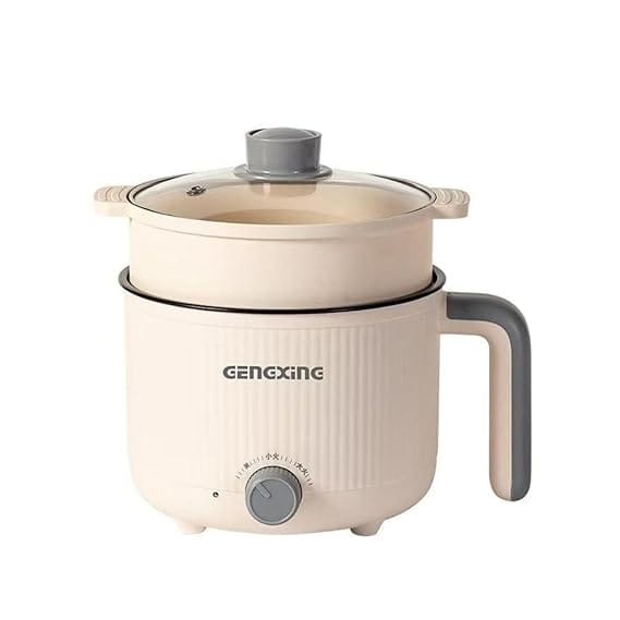 MOOKA Mini Multipurpose Electric Cooker Kettle With Steamer 1.5 Liter
