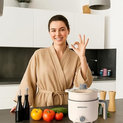 MOOKA Mini Multipurpose Electric Cooker Kettle With Steamer 1.5 Liter MOOKA Mini Multipurpose Electric Cooker Kettle With Steamer 1.5 Liter