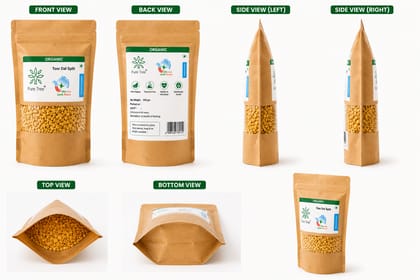 Bhoomisevak Organic Toor Dal 1kg | Pure Split Pigeon Peas
