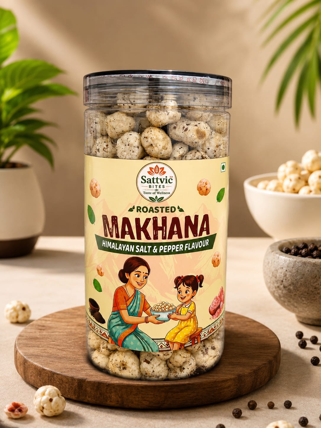 Sattvic Bites Himaliyan Salt & Pepper 90gm