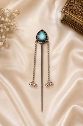 Oxidised Metal Juda Bun Stick 