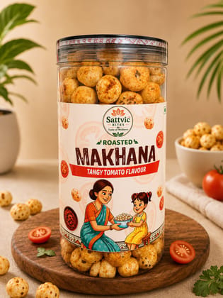 Sattvic Bites Tangy Tomato Flavoured Makhana 90gm