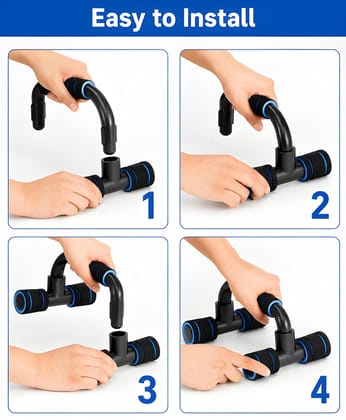Push Up Bar Stand Set with Soft Foam Grip | Heavy Duty Non-Slip Push-Up Handles for Chest, Shoulder, Triceps, Core Strength Training, Home Gym & Fitness Workout (Original)