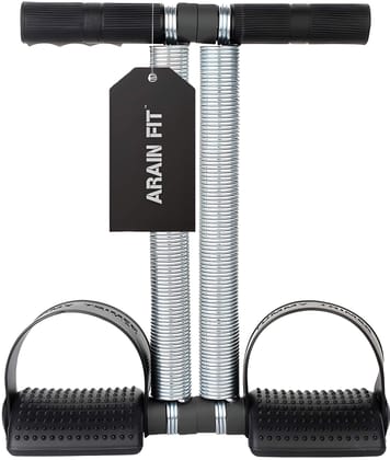 Premium Double Spring Tummy Trimmer with Foot Pedals & Foam Grip Handles | Full Body Resistance Exerciser for Home Gym, Abs, Chest, Arms & Leg Workout (Original Quality)