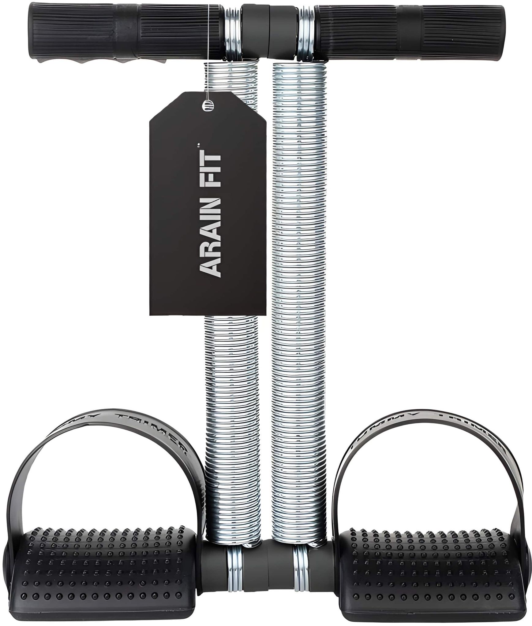 Premium Double Spring Tummy Trimmer with Foot Pedals & Foam Grip Handles | Full Body Resistance Exerciser for Home Gym, Abs, Chest, Arms & Leg Workout (Original Quality)
