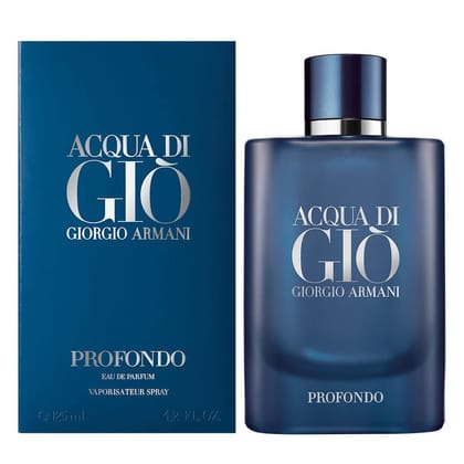 Giorgio Armani Acqua Di Giò Profondo Eau De Parfum 125ml – Fresh Aquatic Aromatic Perfume For Men Giorgio Armani Acqua Di Giò Profondo Eau De Parfum 125ml – Fresh Aquatic Aromatic Perfume For Men