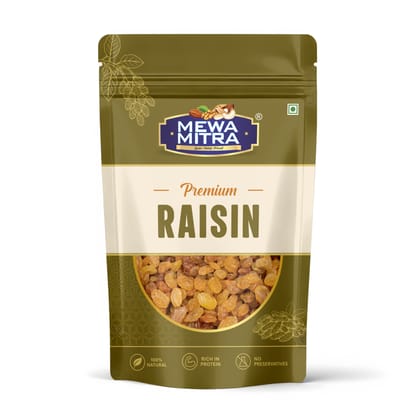 MewaMitra Premium Raisins 250g | Golden Kishmish | Naturally Sweet Dry Fruits