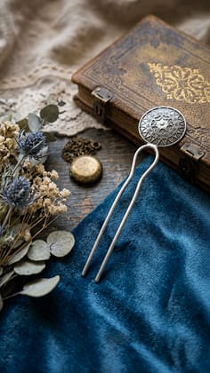 Handmade Oxidised Silver Premium Stainless Steel Foldable Drinking Straws with Cleaning Brush