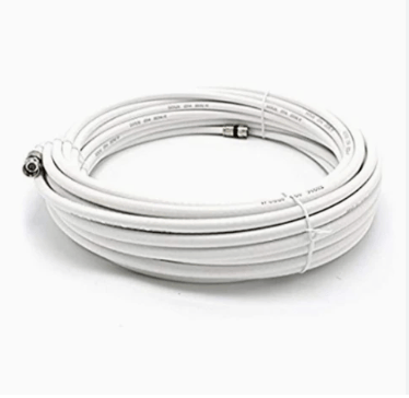  RG-6 Coax Cable 75 Ohm UV Resistance Satellite TV, settop box cabal dish 30 foot