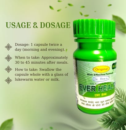 Ever Health Ayurvedic Capsules (Pack of 2) – Natural Health & Energy Booster
