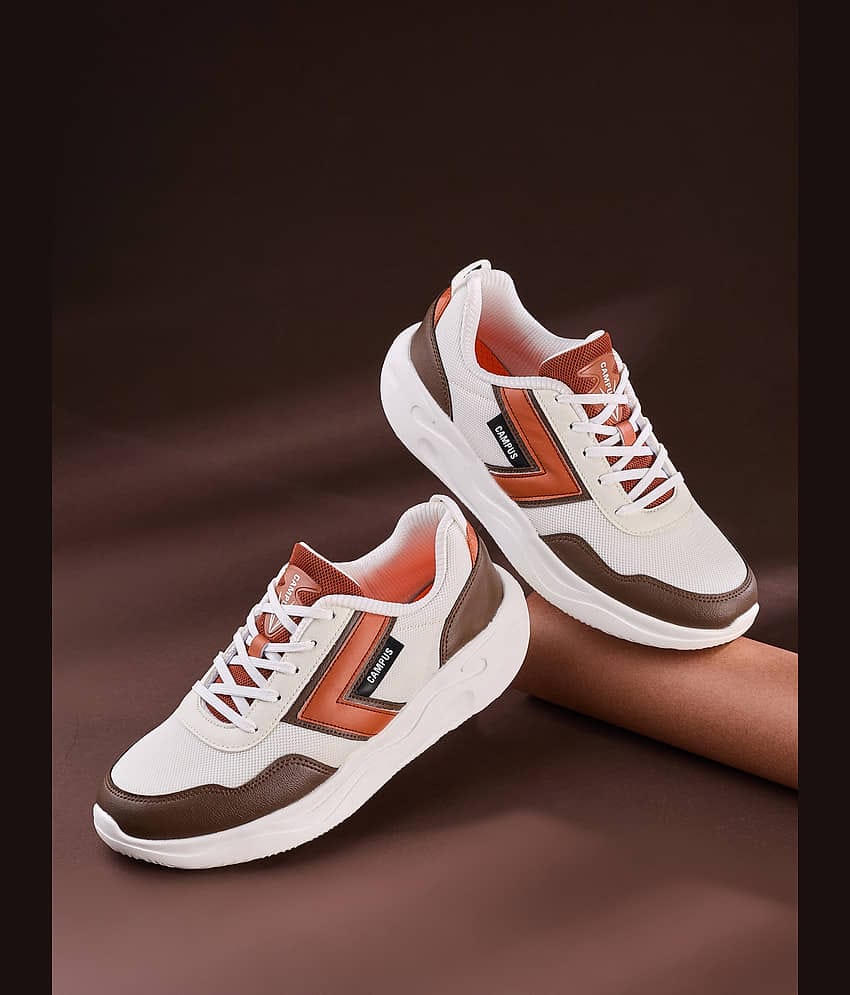 Campus CIPHER White Men's Lifestyle Shoes