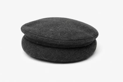 Handcrafted Natural Black Stone Pot Lid (Stone Cap) for Traditional Cookware