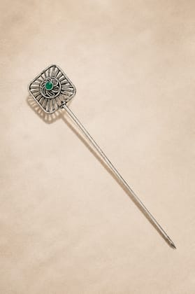 Blubby Oxidised Silver Juda Stick for Women (1 Piece) Blubby Oxidised Silver Juda Stick for Women (1 Piece)