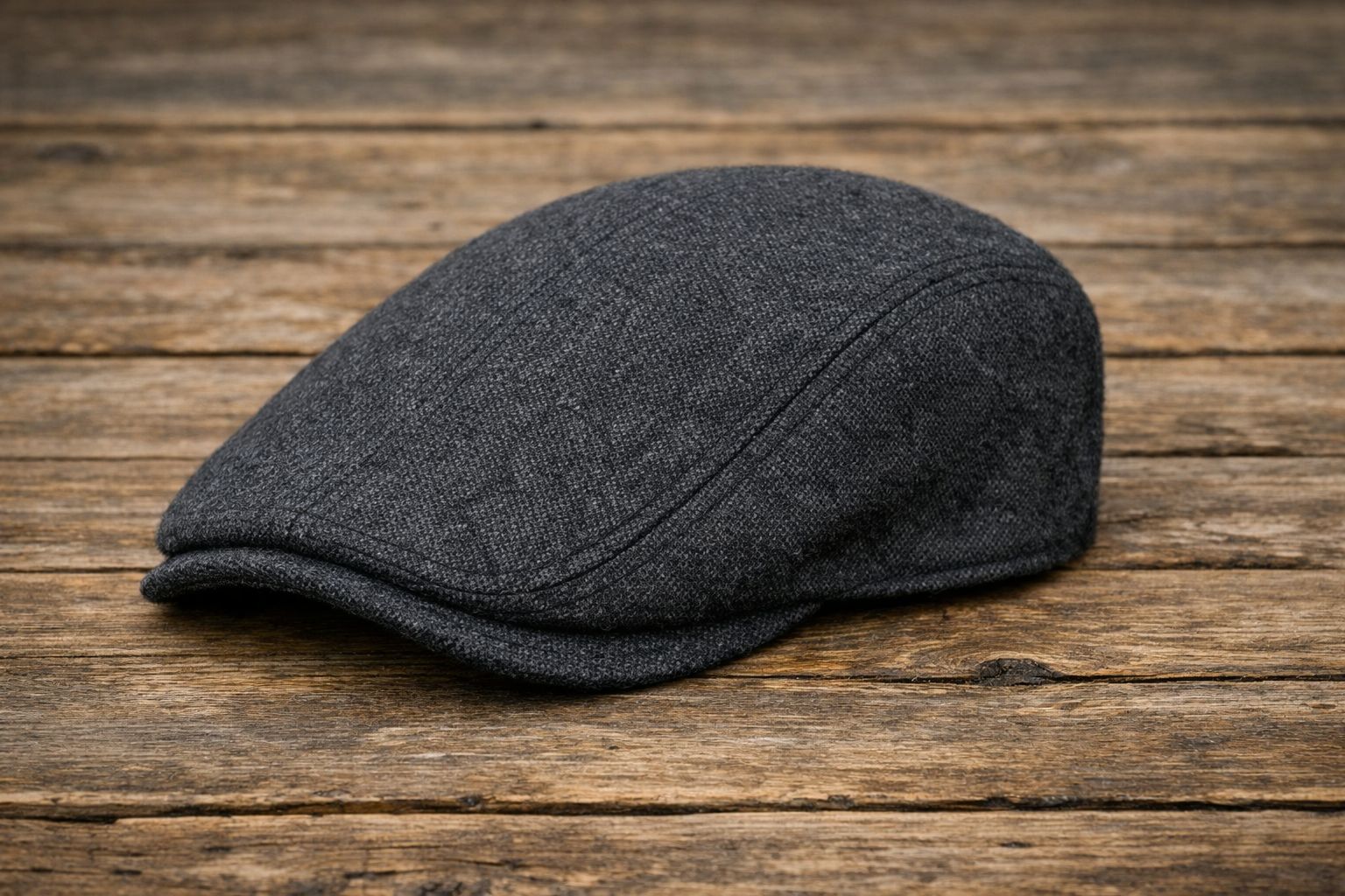 Classic Men's Flat Cap – Premium Tweed Newsboy Ivy Cap