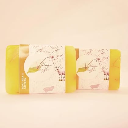 Village Magic Goat Milk & Saffron Handmade Soap Bar