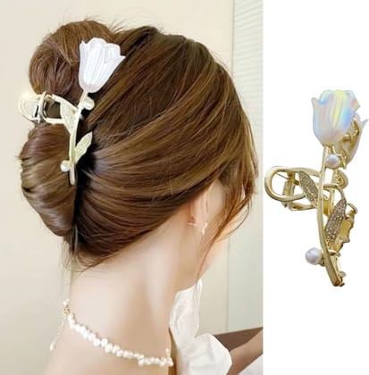 Lotus Flower Exquisite Design Metal Hair Clutcher Lotus Flower Exquisite Design Metal Hair Clutcher