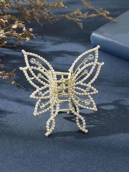 Elegant Butterfly Metal Hair Claw