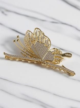Blubby Premium Gold Butterfly Hair Claw Blubby Premium Gold Butterfly Hair Claw