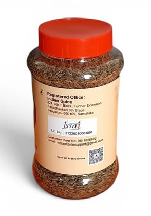 Indian Spice Premium Jeera (Whole Cumin Seeds) / Traditional Flavors, Authentic Blends (225gm)