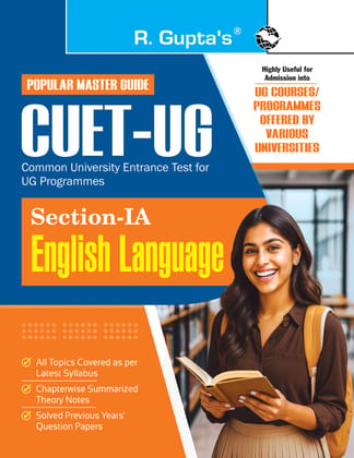 CUET-UG: Section-IA – English Language Entrance Test Guide (R-2703)