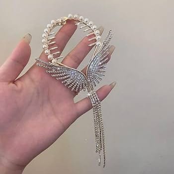 Elegant Angel Wing Hair Claw Clip