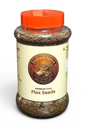 Indian Spice Premium Flax Seeds (Tishi) / Harvesting Pure Grains, From Seed To Table (325gm)