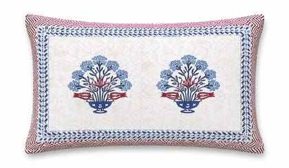 DHRUVINSRI Luxury Hand Block Print Single Cotton Bed Sheet with Pillow, 60*90 inches ((157*229 cms) - Perfact for Single Bed, Diwan , Living Room Decor