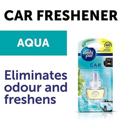 Ambi Pur Car Air Freshener Aqua Refill, 7.5ml